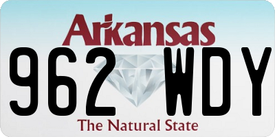 AR license plate 962WDY
