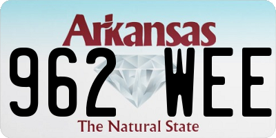 AR license plate 962WEE