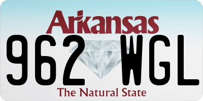 AR license plate 962WGL