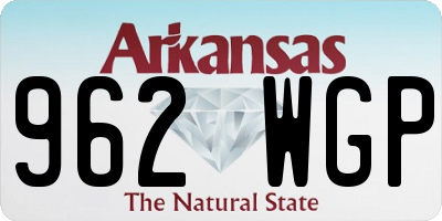 AR license plate 962WGP