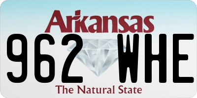 AR license plate 962WHE