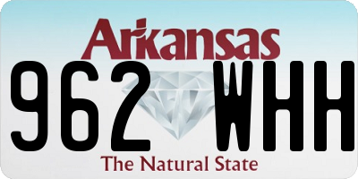 AR license plate 962WHH