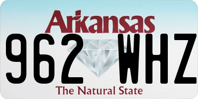AR license plate 962WHZ