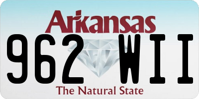 AR license plate 962WII