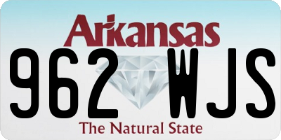 AR license plate 962WJS