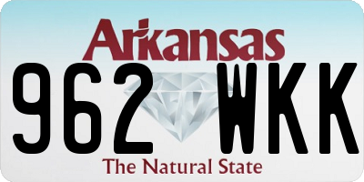 AR license plate 962WKK