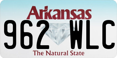 AR license plate 962WLC