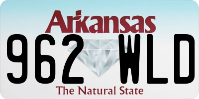 AR license plate 962WLD
