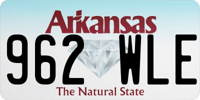AR license plate 962WLE