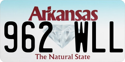 AR license plate 962WLL