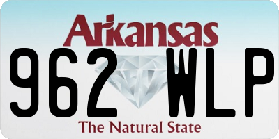AR license plate 962WLP
