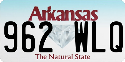 AR license plate 962WLQ