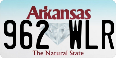 AR license plate 962WLR