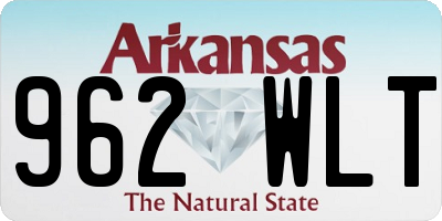 AR license plate 962WLT