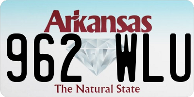 AR license plate 962WLU