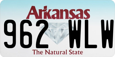 AR license plate 962WLW