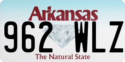 AR license plate 962WLZ