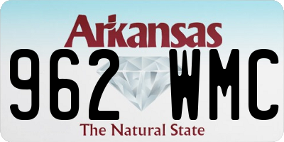 AR license plate 962WMC