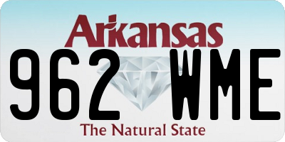 AR license plate 962WME