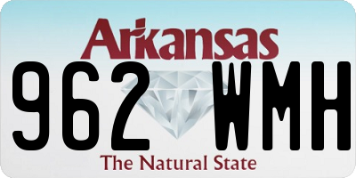 AR license plate 962WMH