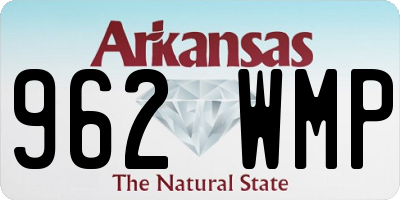 AR license plate 962WMP