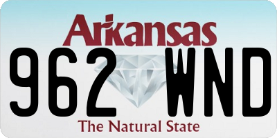 AR license plate 962WND