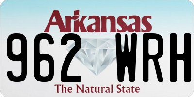 AR license plate 962WRH