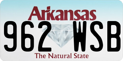 AR license plate 962WSB