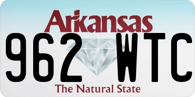 AR license plate 962WTC