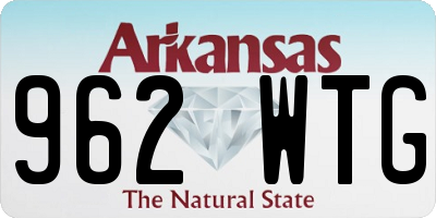AR license plate 962WTG
