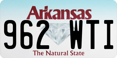 AR license plate 962WTI