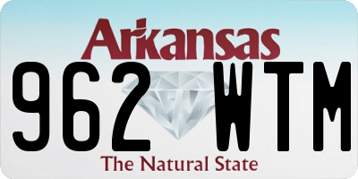 AR license plate 962WTM