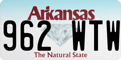 AR license plate 962WTW