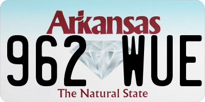 AR license plate 962WUE