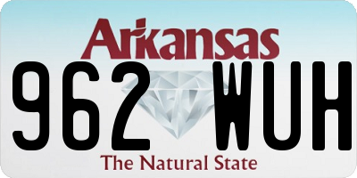 AR license plate 962WUH
