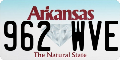 AR license plate 962WVE