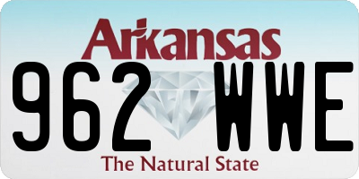 AR license plate 962WWE