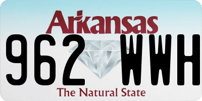 AR license plate 962WWH