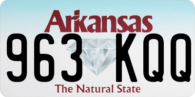 AR license plate 963KQQ