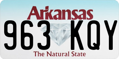 AR license plate 963KQY