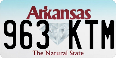 AR license plate 963KTM