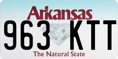 AR license plate 963KTT