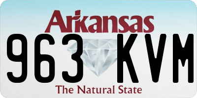 AR license plate 963KVM
