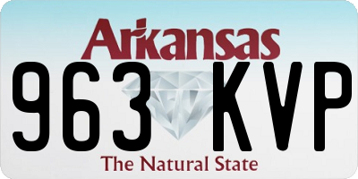 AR license plate 963KVP