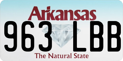AR license plate 963LBB
