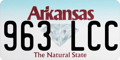 AR license plate 963LCC