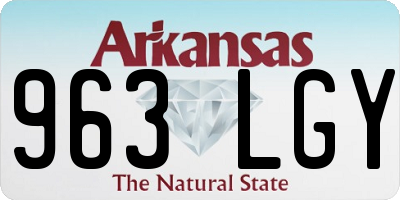 AR license plate 963LGY