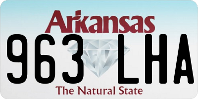 AR license plate 963LHA