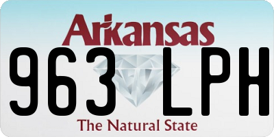 AR license plate 963LPH