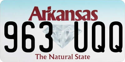 AR license plate 963UQQ